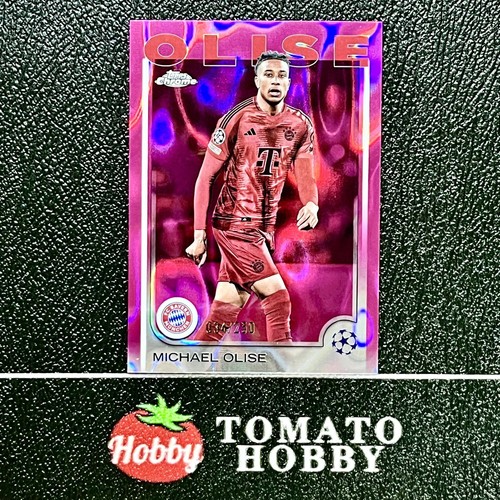 Michael Olise 2024 Topps Chrome UEFA Lava Refractor /250
