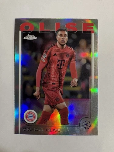 Michael Olise 2024 Topps Chrome UEFA Refractor /81