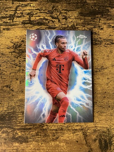 Michael Olise 2024 Topps Chrome UEFA Shockwave