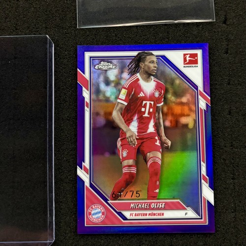 Michael Olise 2025 Topps Chrome Viola /75