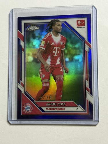 Michael Olise 2025 Topps Chrome Violet /75