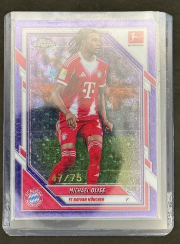 Michael Olise 2025 Topps Chrome Violet /75