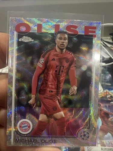 Michael Olise 2024 Topps Chrome Wave Refractor