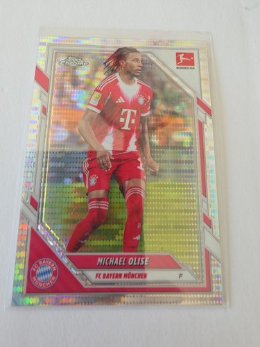Michael Olise 2025 Topps Chrome X-Fractor