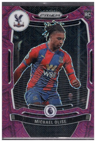 Michael Olise 2021 Panini Chronicles Purple Mojo Prizm