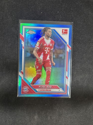 Michael Olise 2025 Topps Cromo Bundesliga Azul /150