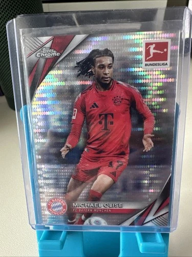 Michael Olise 2024 Topps Cromo Bundesliga Refractor Brillante
