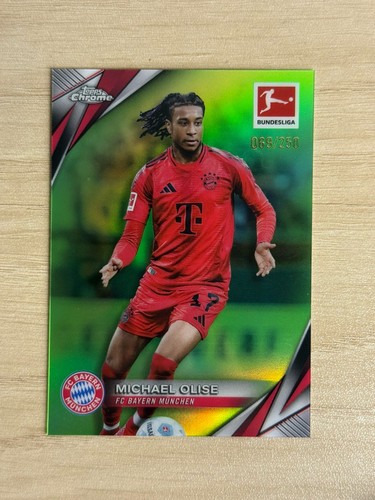 Michael Olise 2024 Topps Cromo Bundesliga Verde Neón /250
