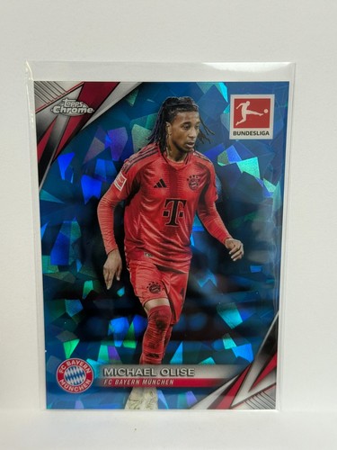 Michael Olise 2024 Topps Cromo Bundesliga Zafiro