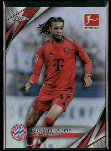 Michael Olise 2024 Topps Cromo Refractor