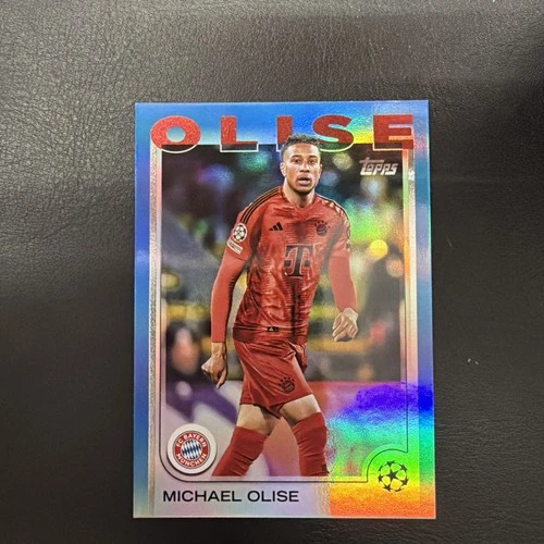 Michael Olise 2024 Topps Cromo UEFA Club Sapphire Edition /125