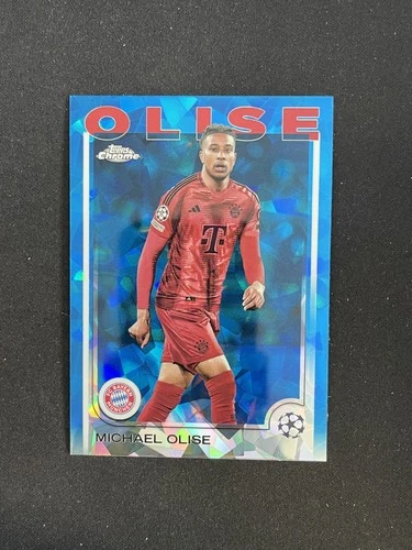 Michael Olise 2024 Topps Cromo Zafiro UEFA Sapphire