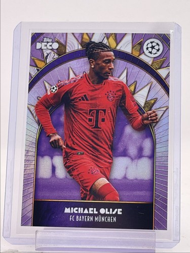 Michael Olise 2024 Topps Deco Purple /25