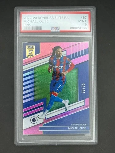 Michael Olise 2022 Panini Donruss Elite Pink /25