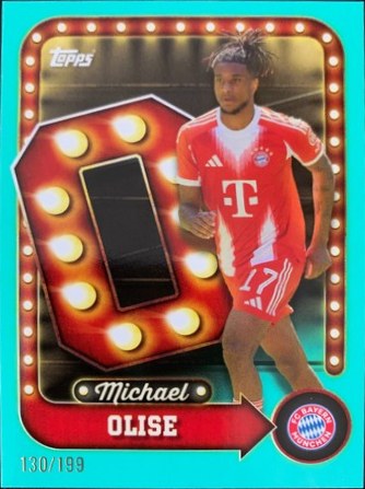 Michael Olise 2025 Topps FC Bayern München Collector Tin /10