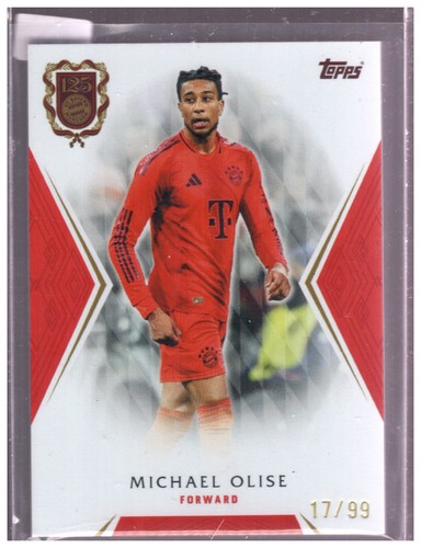 Michael Olise 2025 Topps FC Bayern Monaco 125° Anniversario /99
