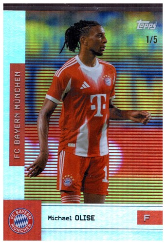 Michael Olise 2025 Topps FC Bayern Monaco /5
