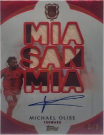 Michael Olise 2024 Topps FC Bayern Munich Team Set /5