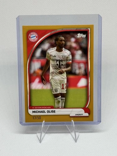 Michael Olise 2025 Topps FC Gold /50