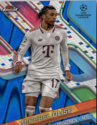 Michael Olise 2025 Topps Finest Blue /150