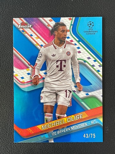 Michael Olise 2024 Topps Finest Blue /75