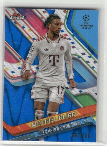 Michael Olise 2024 Panini Finest Blue Raywave /150