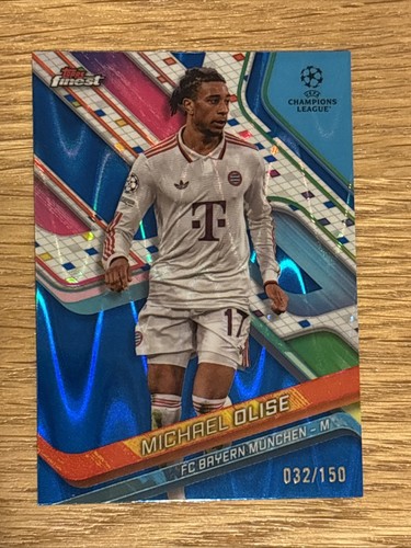 Michael Olise 2025 Topps Finest Champions League Azul /150
