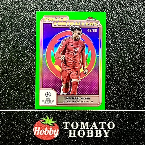 Michael Olise 2024 Topps Finest Green Refractor /99