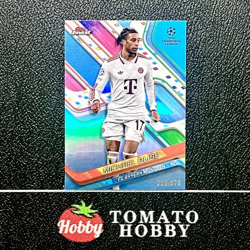 Michael Olise 2024 Topps Finest UEFA Blue Refractor /275