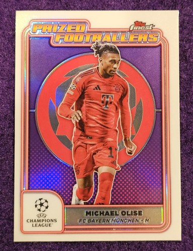 Michael Olise 2024 Topps Finest UEFA #PF-12