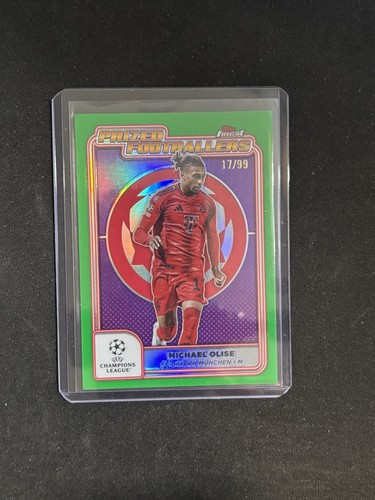 Michael Olise 2024 Topps Finest Verde Rifrattore /99
