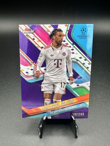 Michael Olise 2024 Topps Finest Viola Rifrattore /299