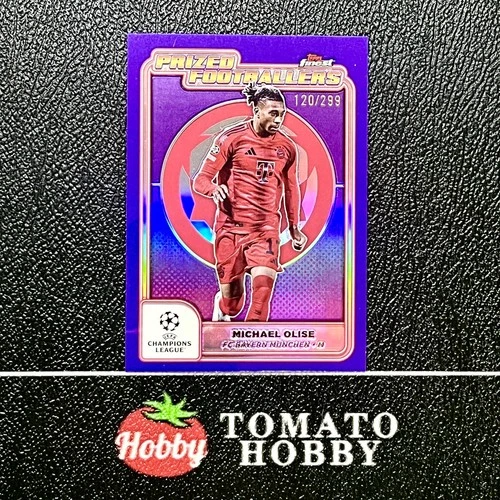 Michael Olise 2024 Topps Finest Viola Rifrattore /299