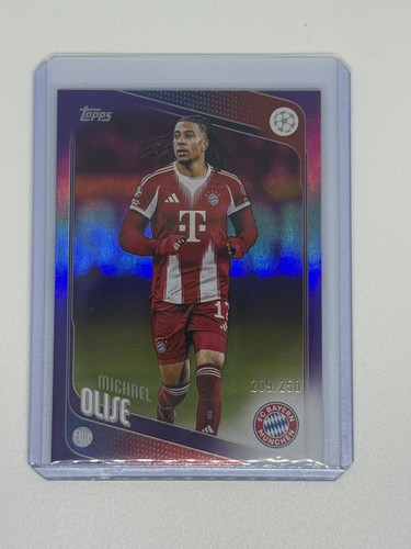 Michael Olise 2025 Topps Flagship Purple /250