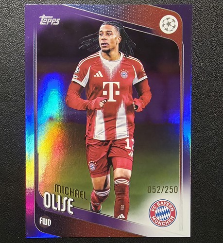 Michael Olise 2026 Topps Flagship Violet /250