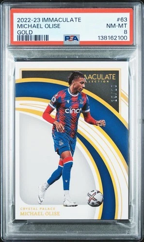 Michael Olise 2023 Panini Fútbol Inmaculado Oro /10