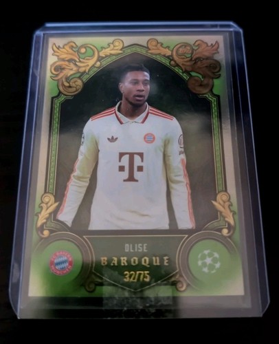 Michael Olise 2024 Topps Fútbol Total Verde Barroco /75