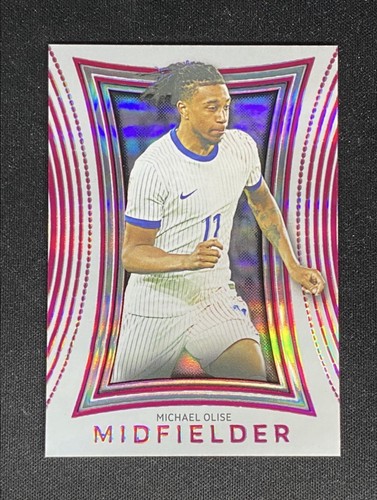 Michael Olise 2025 Panini Futera Platinum 2/4
