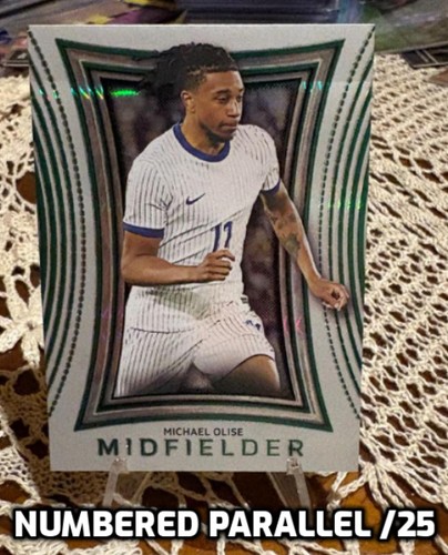 Michael Olise 2025 Panini Futera Platinum /25