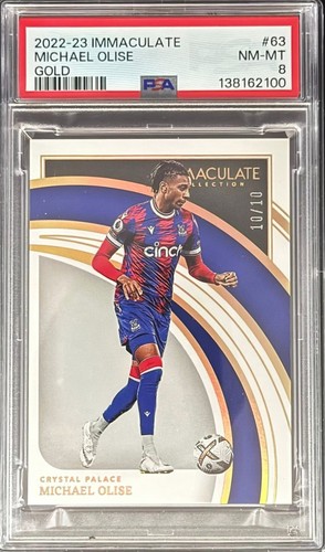 Michael Olise 2022 Panini Immacolata Calcio Gold /10