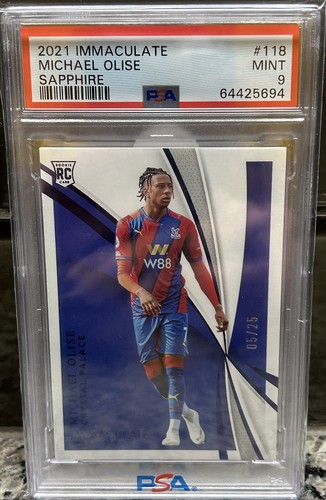 Michael Olise 2021 Panini Immaculata Zaffiro /25