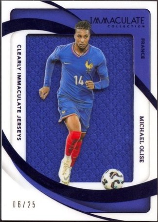 Michael Olise 2024 Panini Immaculate Sapphire /25