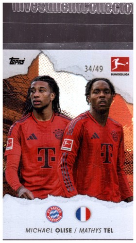 Michael Olise 2024 Topps International Stars /49