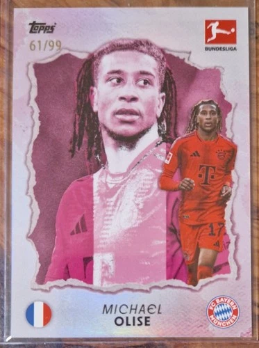 Michael Olise 2023 Topps International Stars Bundesliga /99