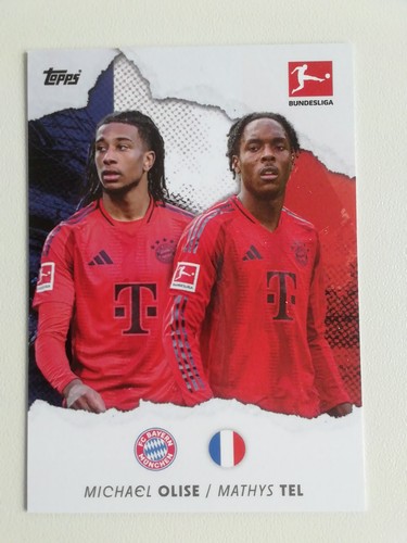 Michael Olise / Mathys Tel 2024 Topps Estrellas Internacionales