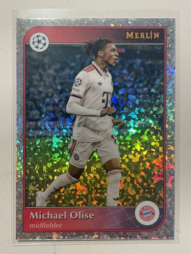 Michael Olise 2025 Topps Merlin Chrome Diamond Refractor