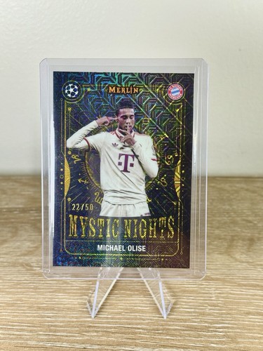 Michael Olise 2024 Panini Merlin Chrome Gold Mojo Refractor /50