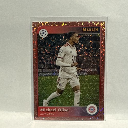Michael Olise 2024 Topps Merlin Chrome Gold Pink Refractor /250