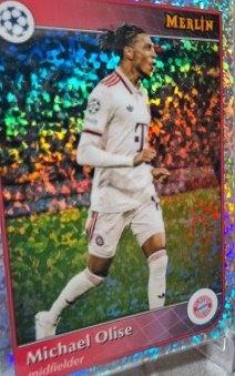 Michael Olise 2024 Topps Merlin Chrome Mini Diamond