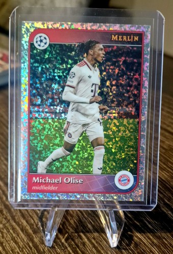 Michael Olise 2025 Topps Merlin Chrome Mini Diamond #48